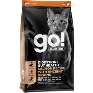 Go! Solutions Digestion + Gut Health Ancient Grains Salmon Dry Cat Food