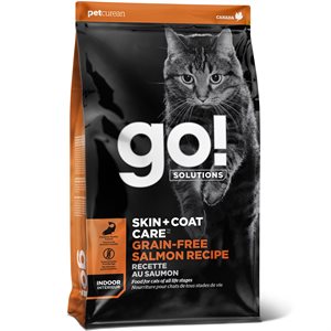 Go! Solutions Skin + Coat Care Grain-Free Salmon Dry Cat Food