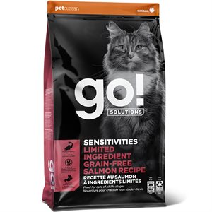 Go! Solutions Sensitivities Limited Ingredient Grain-Free Salmon Dry Cat Food