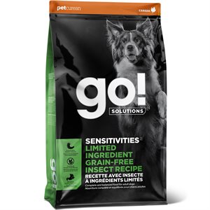 Go! Solutions Sensitivities Limited Ingredient Grain-Free Insect Dry Dog Food