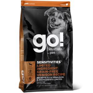 Go! Solutions Sensitivities Limited Ingredient Grain-Free Venison Dry Dog Food
