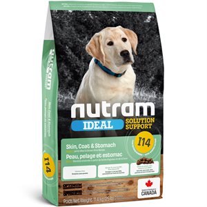 Nutram Ideal I14 Skin, Coat & Stomach Puppy Lamb Dry Dog Food