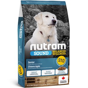 Nutram Sound S10 Senior Chicken Dry Dog Food