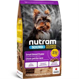 Nutram Sound S11 Small Breed Puppy Chicken Dry Dog Food