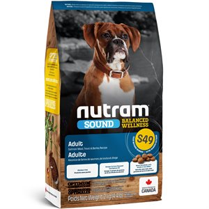 Nutram Sound S49 Adult Salmon and Trout Dry Dog Food