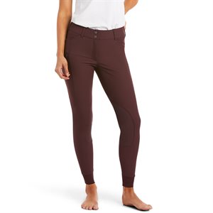 Ariat Ladies Prelude Knee Patch Breech - Cocoa