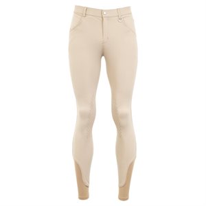 BR Men's Marcus Silicone Knee Patch Breeches - Beige