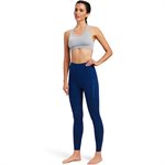 Pantalon d'Équitation d'Hiver Half Grip Ariat Venture Thermal pour Femme - Estate Blue
