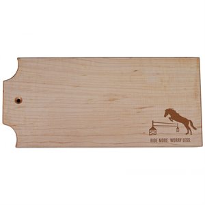 Wood Cheese Board - Ride More Worry Less
