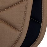 B Vertigo Laurel Dressage Saddle Pad - Tiger's Eye Brown