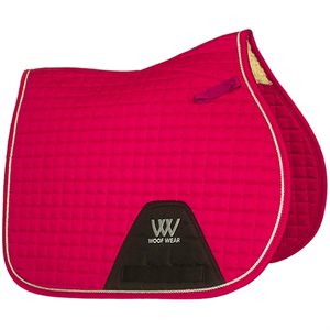 Woof Wear Colour Fusion Close Contact Pony Saddle Pad - Berry