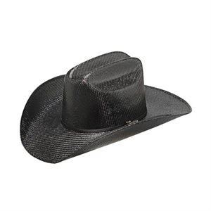 Chapeau de cowboy Twister Sancho - Paille noire